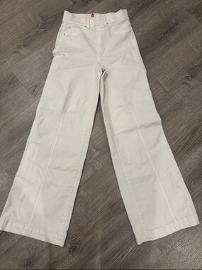 Spanx White Wide Leg Jeans